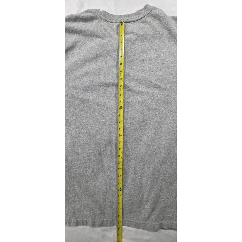 Carhartt Long-sleeved Henley Loose Fit Shirt Heather Grey Men's 2XL‎
